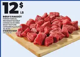 Provigo STEWING BEEF offer