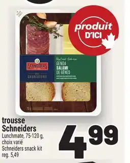 Metro TROUSSE SCHNEIDERS | SCHNEIDERS SNACK KIT offer