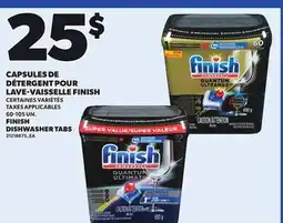 Provigo FINISH DISHWASHER TABS, 60-105 UN offer