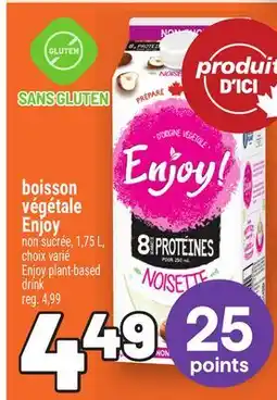 Metro BOISSON VÉGÉTALE ENJOY | ENJOY PLANT-BASED DRINK offer