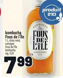 Metro KOMBUCHA FOUS DE L'ÎLE | FOUS DE L'ÎLE KOMBUCHA offer