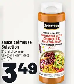 Metro SAUCE CRÉMEUSE SELECTION | SELECTION CREAMY SAUCE offer