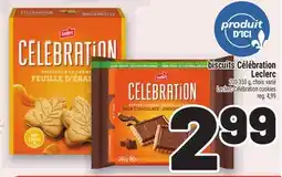 Metro BISCUITS CÉLÉBRATION LECLERC | LECLERC CÉLÉBRATION COOKIES offer