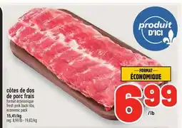 Metro CÔTES DE DOS DE PORC FRAIS | FRESH PORK BACK RIBS offer
