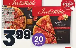 Metro PIZZA CROÛTE MINCE GUSTO ITALIANO IRRÉSISTIBLE | IRRÉSISTIBLE GUSTO ITALIANO PIZZA offer