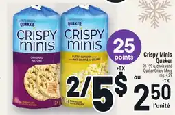 Metro CRISPY MINIS QUAKER | QUAKER CRISPY MINIS offer