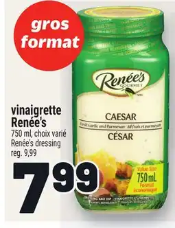 Metro VINAIGRETTE RENÉE'S | RENÉE'S DRESSING offer