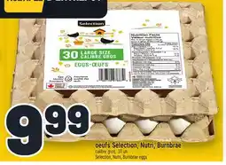 Metro OEUFS SELECTION, NUTRI, BURNBRAE |SELECTION, NUTRI, BURNBRAE EGGS offer