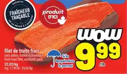Metro FILET DE TRUITE FRAIS offer