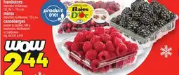 Metro FRAMBOISES | RASPBERRIES offer