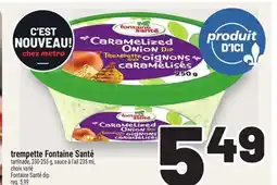 Metro TREMPETTE FONTAINE SANTÉ | FONTAINE SANTÉ DIP offer