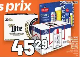 Metro BIÈRE LABATT MICHELOB ULTRA, MOLSON MILLER LITE, SLEEMAN CLEAR 2.0 | BEER offer