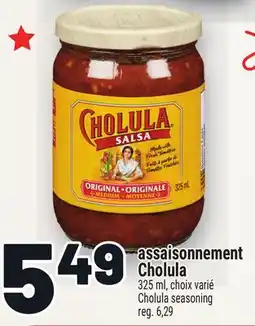 Metro ASSAISONNEMENT CHOLULA | CHOLULA SEASONING SEASONING offer