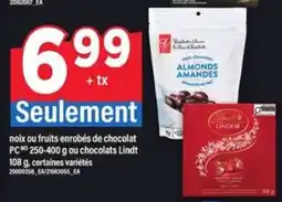 Maxi noix ou fruits enrobés de chocolat PC ou chocolats Lindt offer