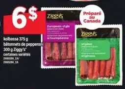 Maxi Ziggy's kolbassa 375 g / pepperoni sticks 300 g offer