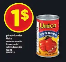 Maxi pâte de tomates Unico offer