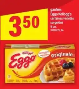 Maxi gaufres Eggo Kellogg's offer
