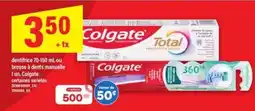 Maxi Colgate dentifrice ou brosse à dents offer