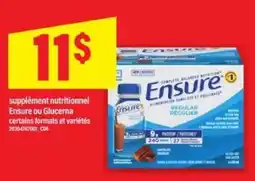Maxi Ensure ou Glucerna offer