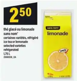 Maxi thé glacé ou limonade sans nom offer