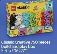 Walmart Classic Creative 750 pieces build and play box offer