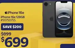 Walmart iPhone 16e iPhone 16e 128GB offer