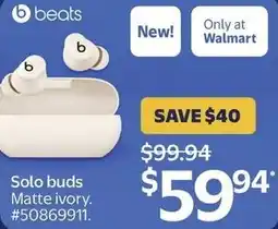 Walmart Solo buds Matte ivory offer