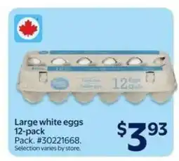 Walmart Large White Eggs offer