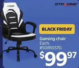 Walmart GTRA CING Gaming chair offer