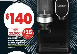 Real Canadian Superstore CUISINART GRIND AND BREW COFFEE MACHINE offer