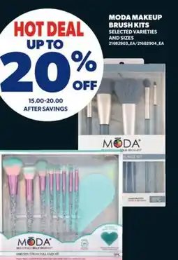 Real Canadian Superstore MODA MAKEUP BRUSH KITS offer