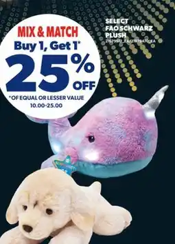 Real Canadian Superstore SELECT FAO SCHWARZ PLUSH offer