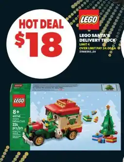 Real Canadian Superstore LEGO SANTA'S DELIVERY TRUCK offer