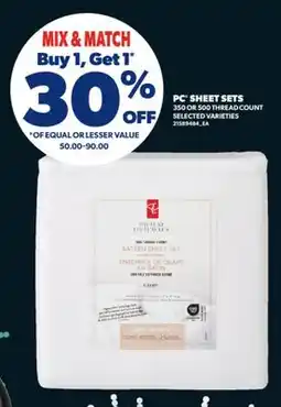 Real Canadian Superstore PC SHEET SETS offer