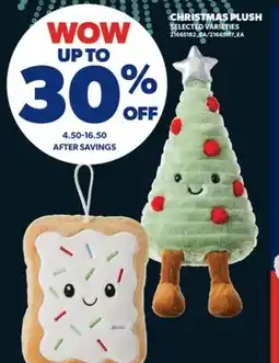 Real Canadian Superstore CHRISTMAS PLUSH offer
