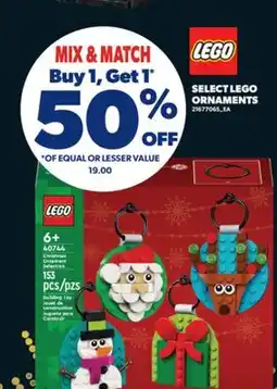 Real Canadian Superstore SELECT LEGO ORNAMENTS offer