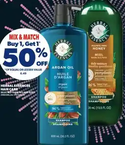 Real Canadian Superstore HERBAL ESSENCES HAIR CARE offer