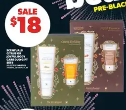 Real Canadian Superstore SCENTUALS CITRUS OR JOYFUL BODY CARE DUO GIFT SETS offer