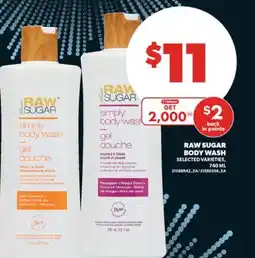 Real Canadian Superstore RAW SUGAR BODY WASH offer