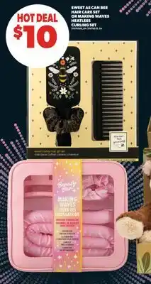 Real Canadian Superstore SWEET AS CAN BEE HAIR CARE SET OR MAKING WAVES HEATLESS CURLING SET offer