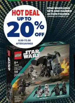 Real Canadian Superstore STAR WARS LEGO SETS AND HASBRO ACTION FIGURES offer