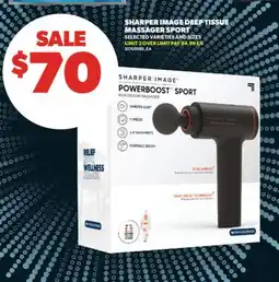 Real Canadian Superstore SHARPER IMAGE DEEP TISSUE MASSAGER SPORT offer