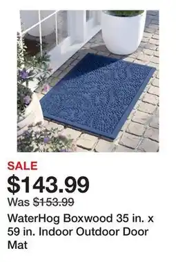 Wayfair WaterHog Boxwood 35 in. x 59 in. Indoor Outdoor Door Mat offer
