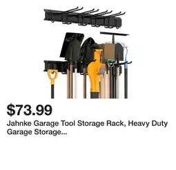 Wayfair Jahnke Garage Tool Storage Rack, Heavy Duty Garage Storage Organizer Rack System Wall Mounted Tool offer