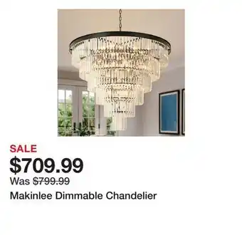 Wayfair Makinlee Dimmable Chandelier offer