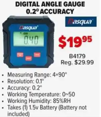 Busy Bee Tools Digital angle gauge 0.2° accuracy offer