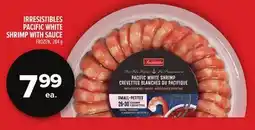 Metro IRRESISTIBLES PACIFIC WHITE SHRIMP WITH SAUCE offer