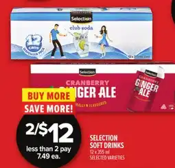 Metro SELECTION SOFT DRINKS offer