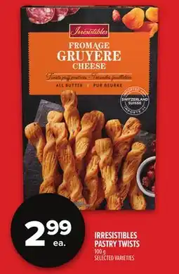 Metro IRRESISTIBLES PASTRY TWISTS offer