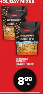 Metro IRRESISTIBLE SALTED OR UNSALTED PEANUTS offer